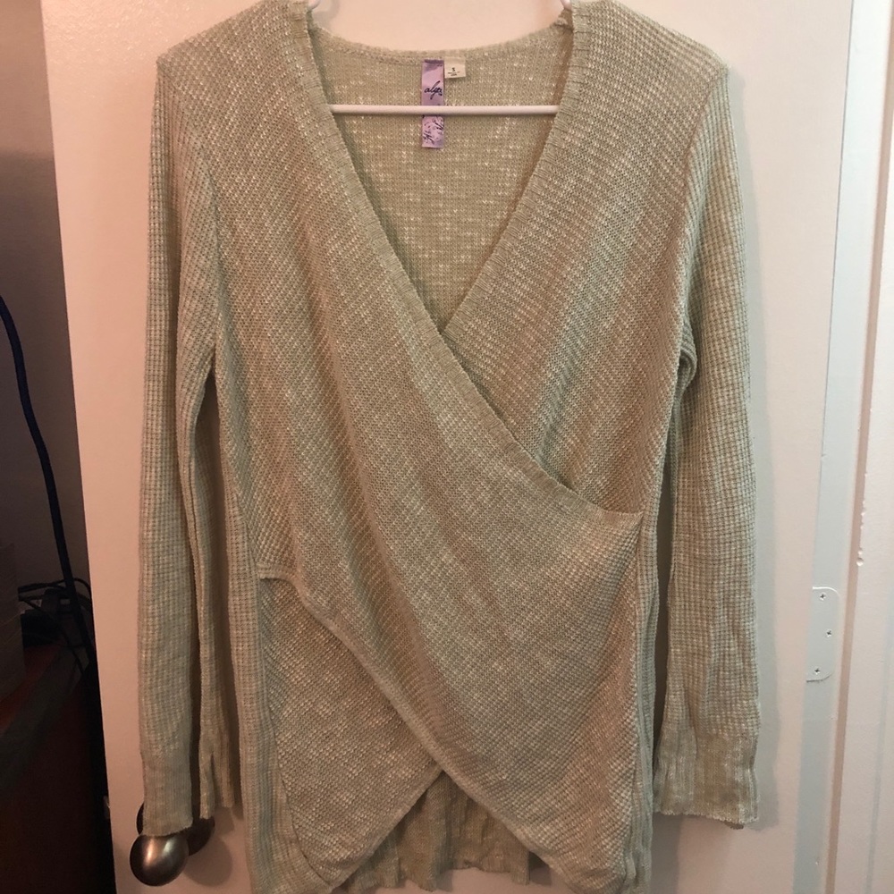 Light army green sweater